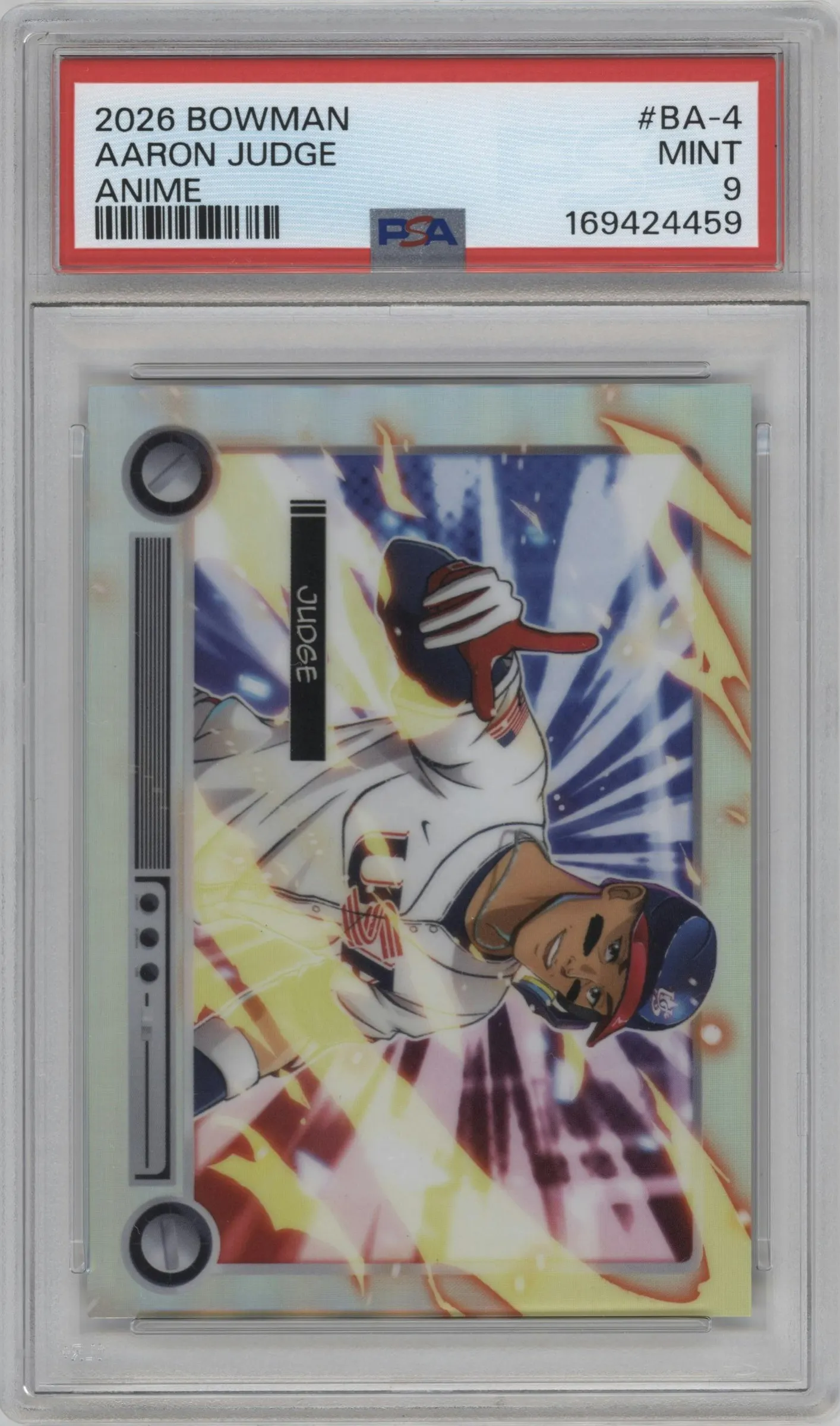 2026 Bowman Anime Aaron Judge #BA-4 PSA 9