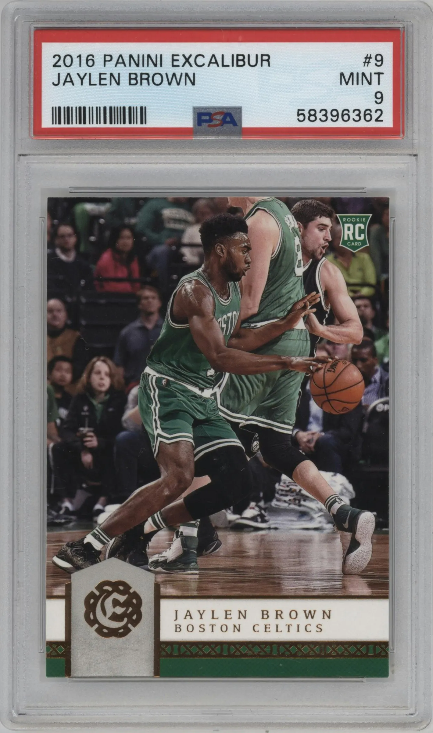 2016 Panini Excalibur Jaylen Brown #9 PSA 9