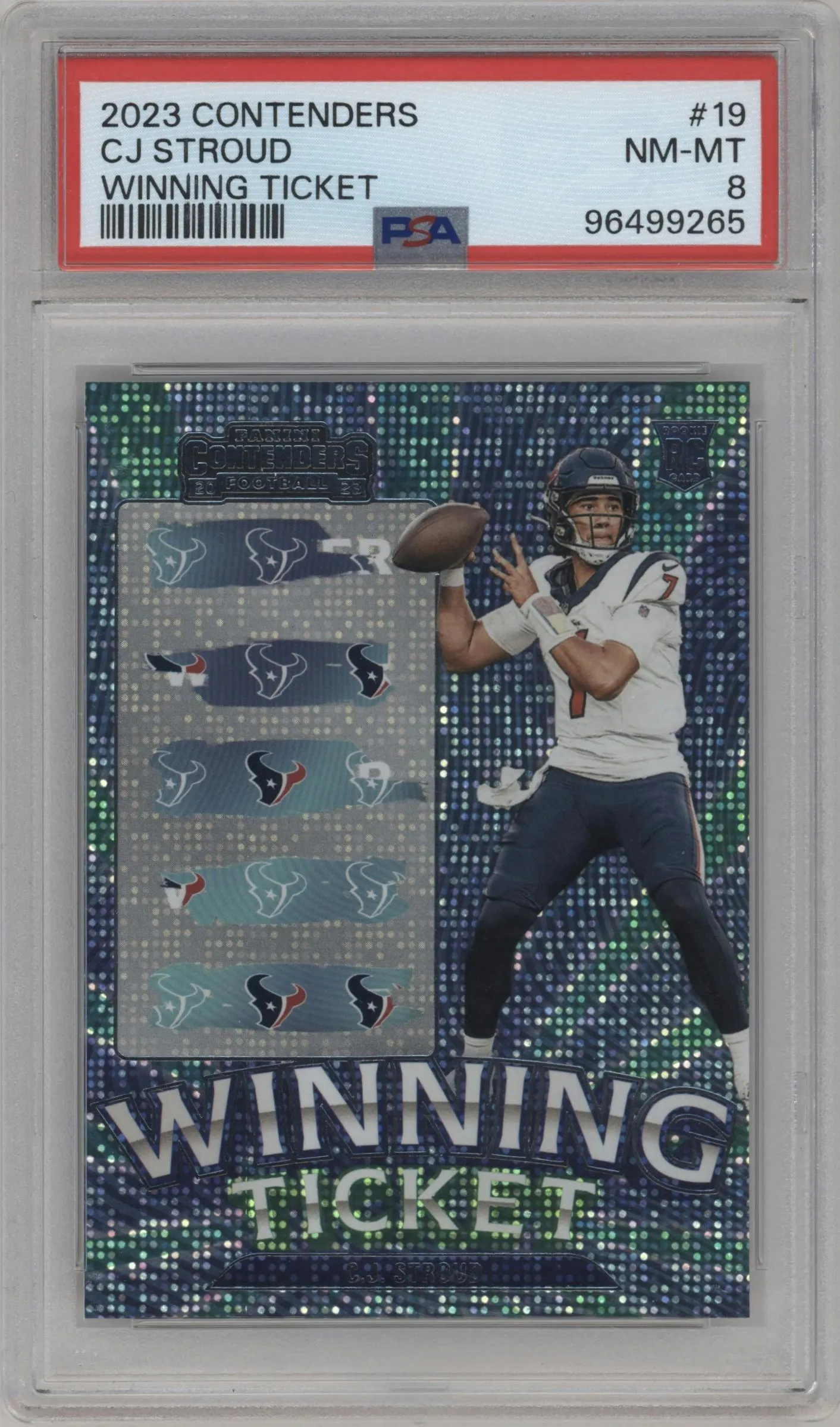 2023 Panini Contenders Winning Ticket C.J. Stroud #19 PSA 8