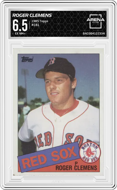 1985 Topps Roger Clemens #181 ARENA CLUB 6.5