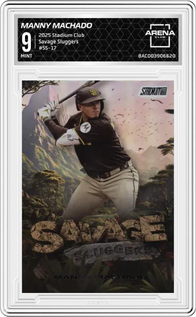2025 Stadium Club Savage Sluggers Manny Machado ARENA CLUB 9