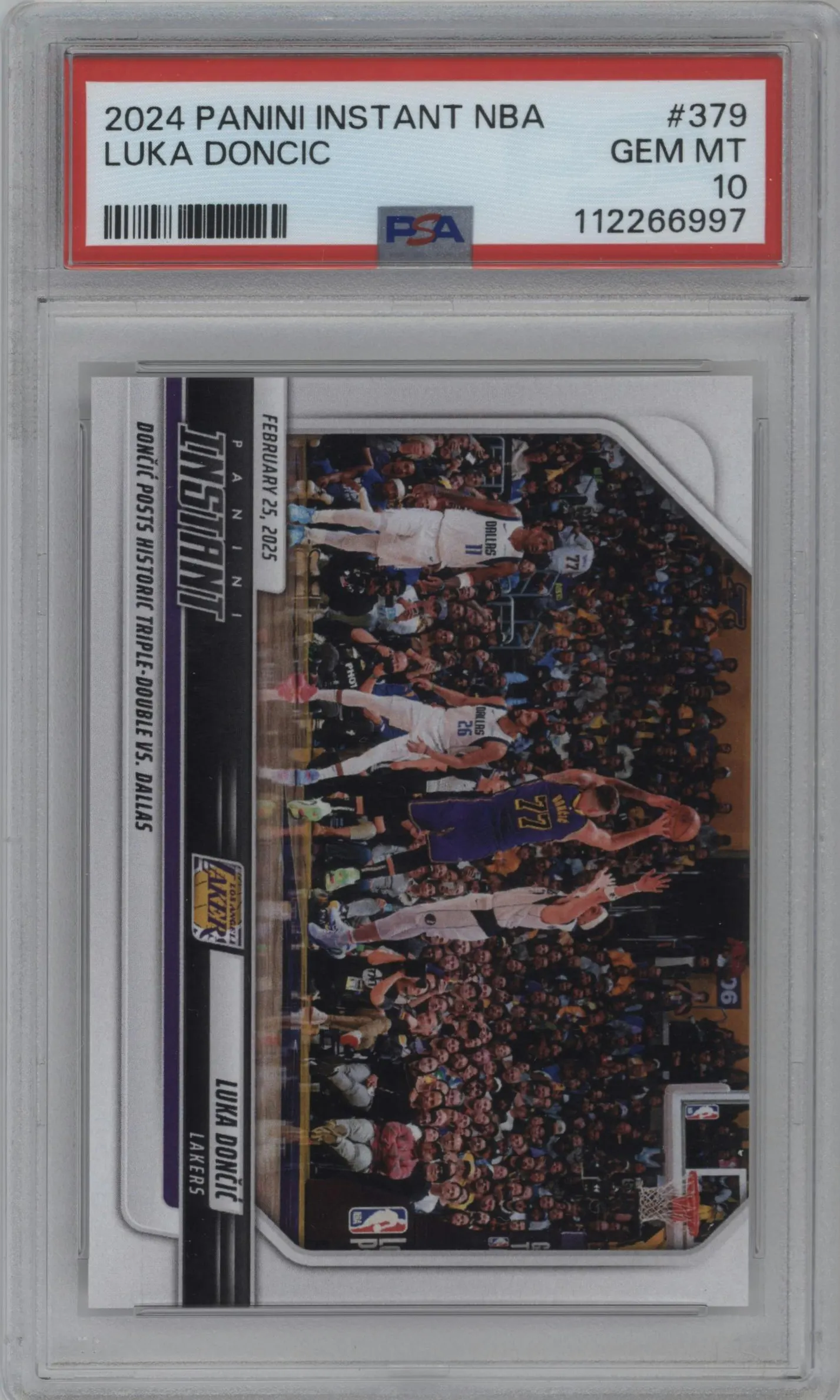 2024 Panini Instant NBA Luka Doncic PSA 10