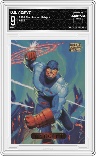 1994 Fleer Marvel Masterpieces U.S. Agent ARENA CLUB 9