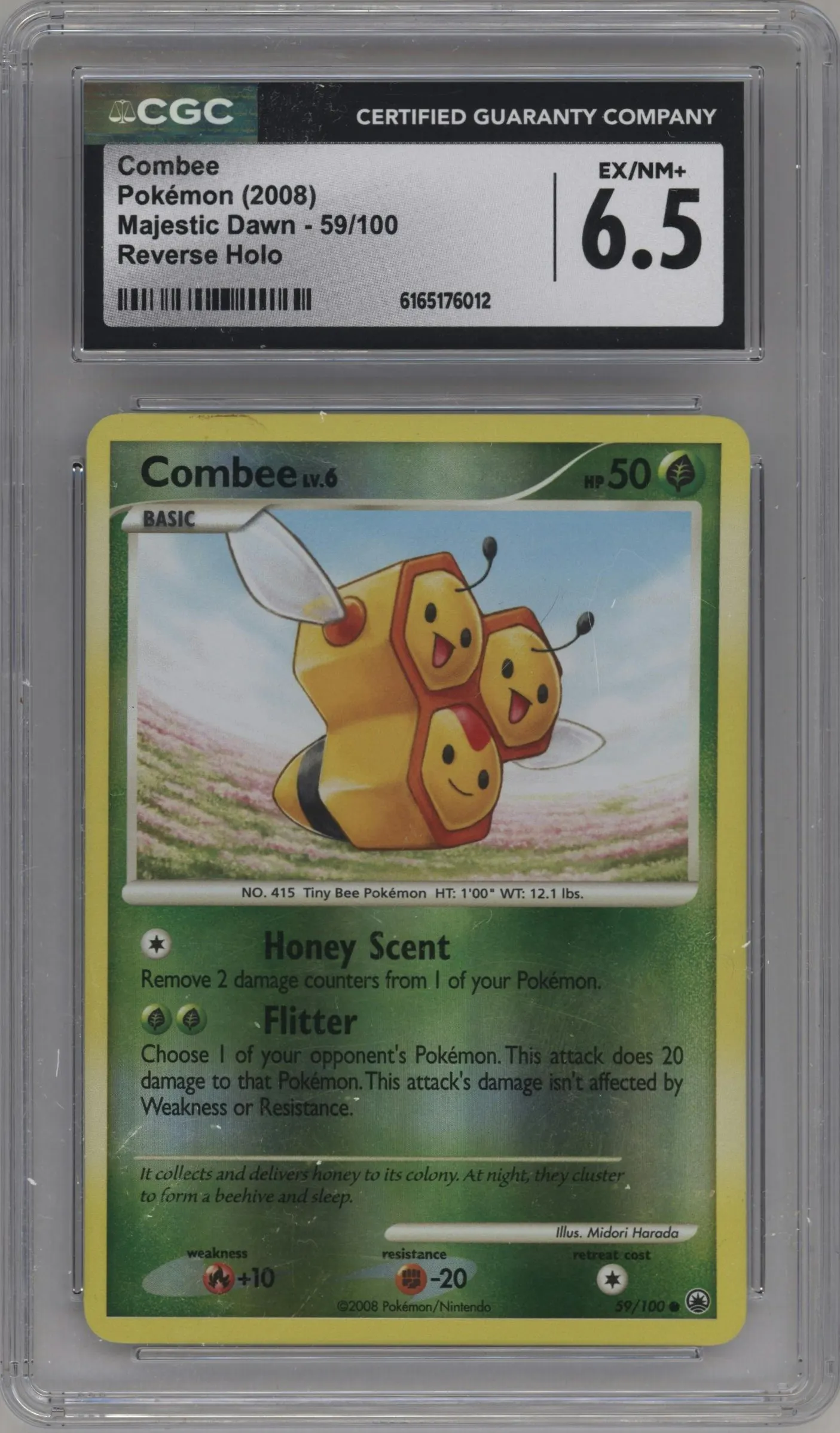 2008 Pokemon D&P Majestic Dawn Combee #59 CGC 6.5