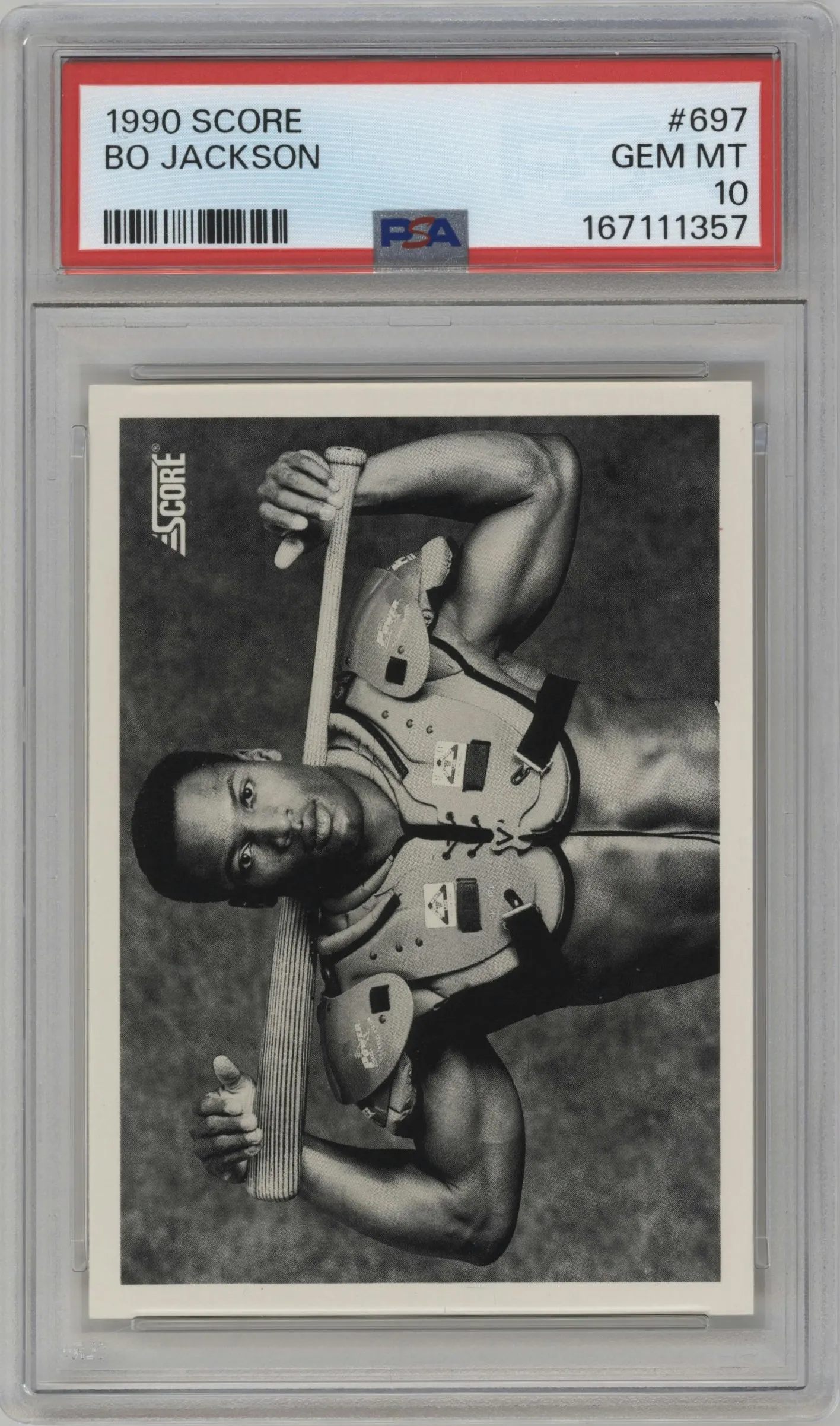 1990 Score Bo Jackson #697 PSA 10