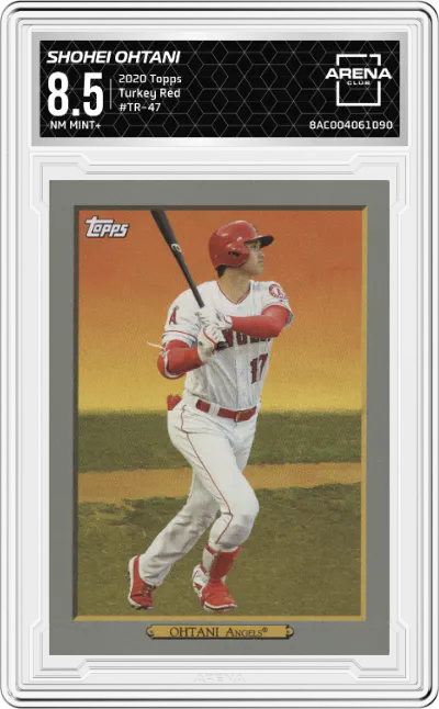 2020 Topps Series 1 Turkey Red Shohei Ohtani #TR-47 ARENA CLUB 8.5