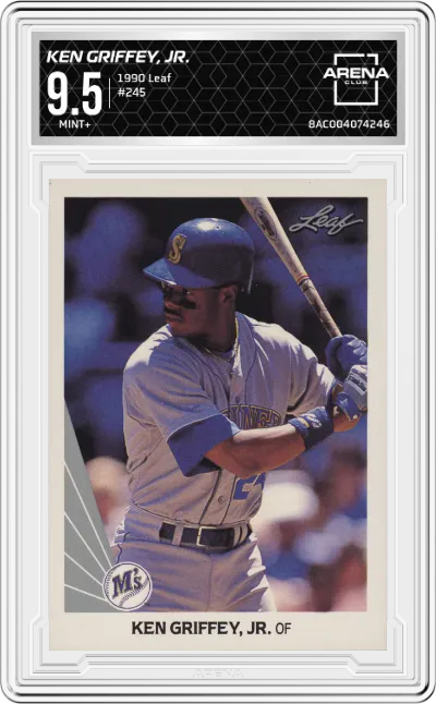1990 Leaf Ken Griffey, Jr. #245 ARENA CLUB 9.5