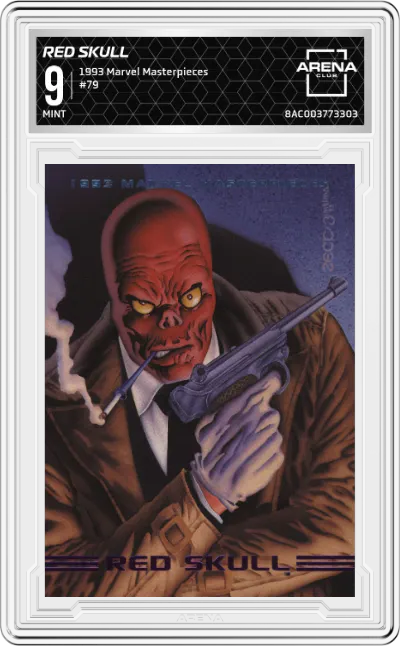 1993 SkyBox Marvel Masterpieces Red Skull ARENA CLUB 9
