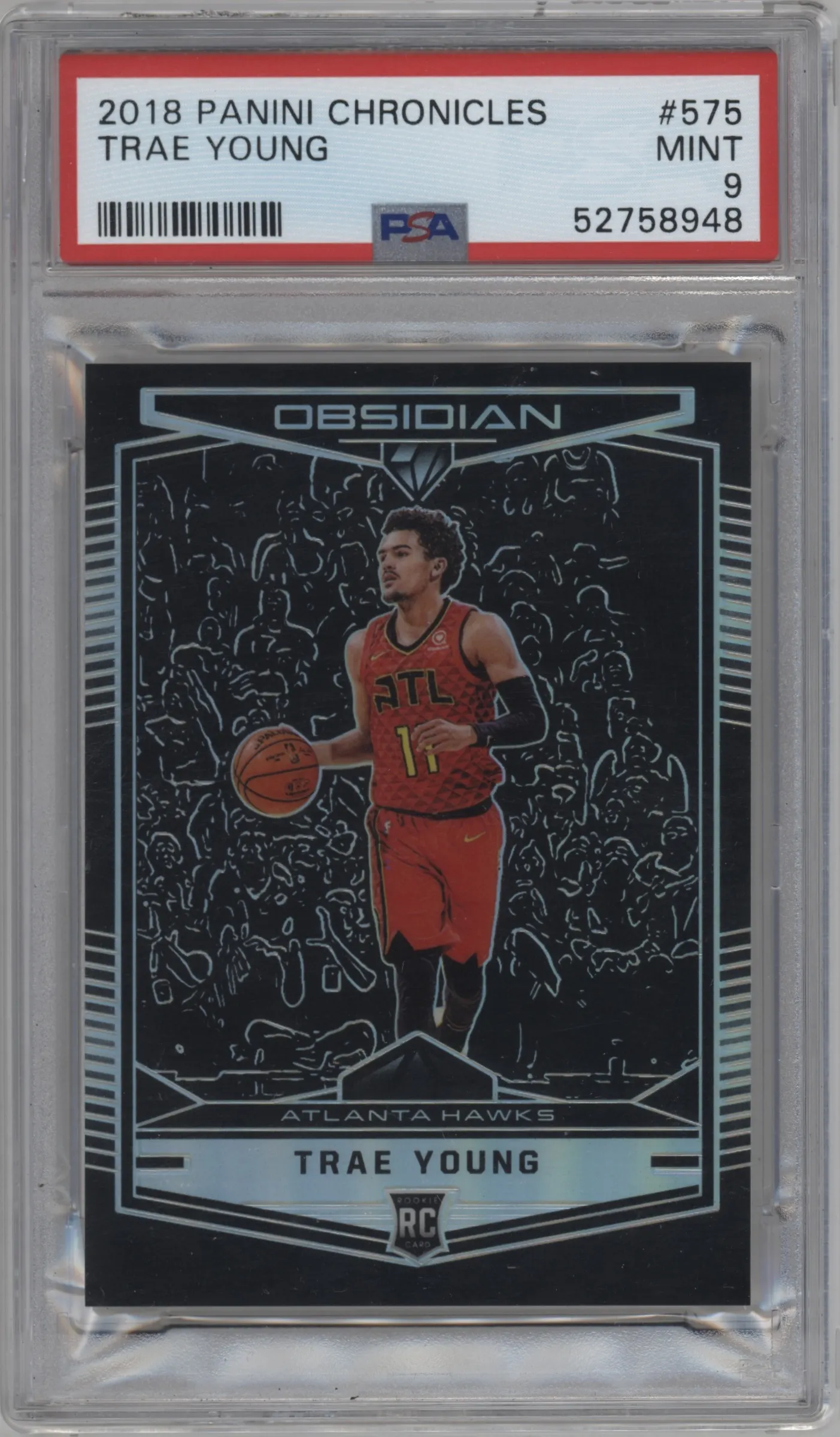 2018 Panini Chronicles Obs.Preview Trae Young #575 PSA 9