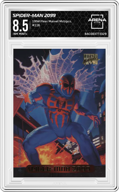 1994 Fleer Marvel Masterpieces Spider-Man 2099 ARENA CLUB 8.5
