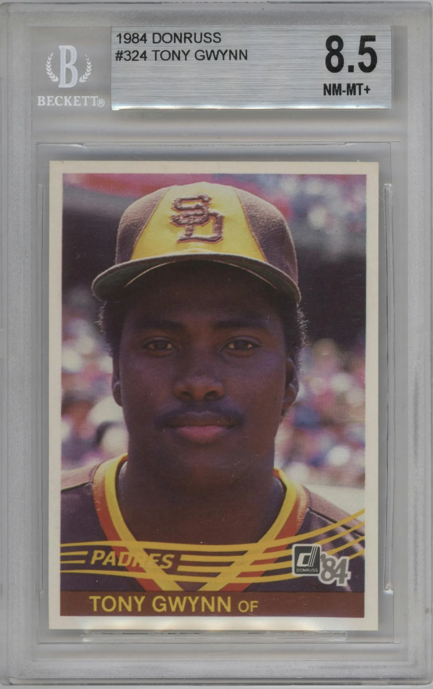 1984 Donruss Tony Gwynn #324 BGS 8.5