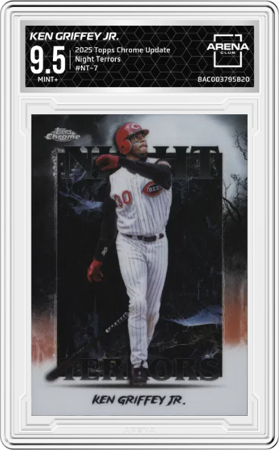 2025 Topps Chrome Update Night Terrors Ken Griffey Jr. #NT-7 ARENA CLUB 9.5