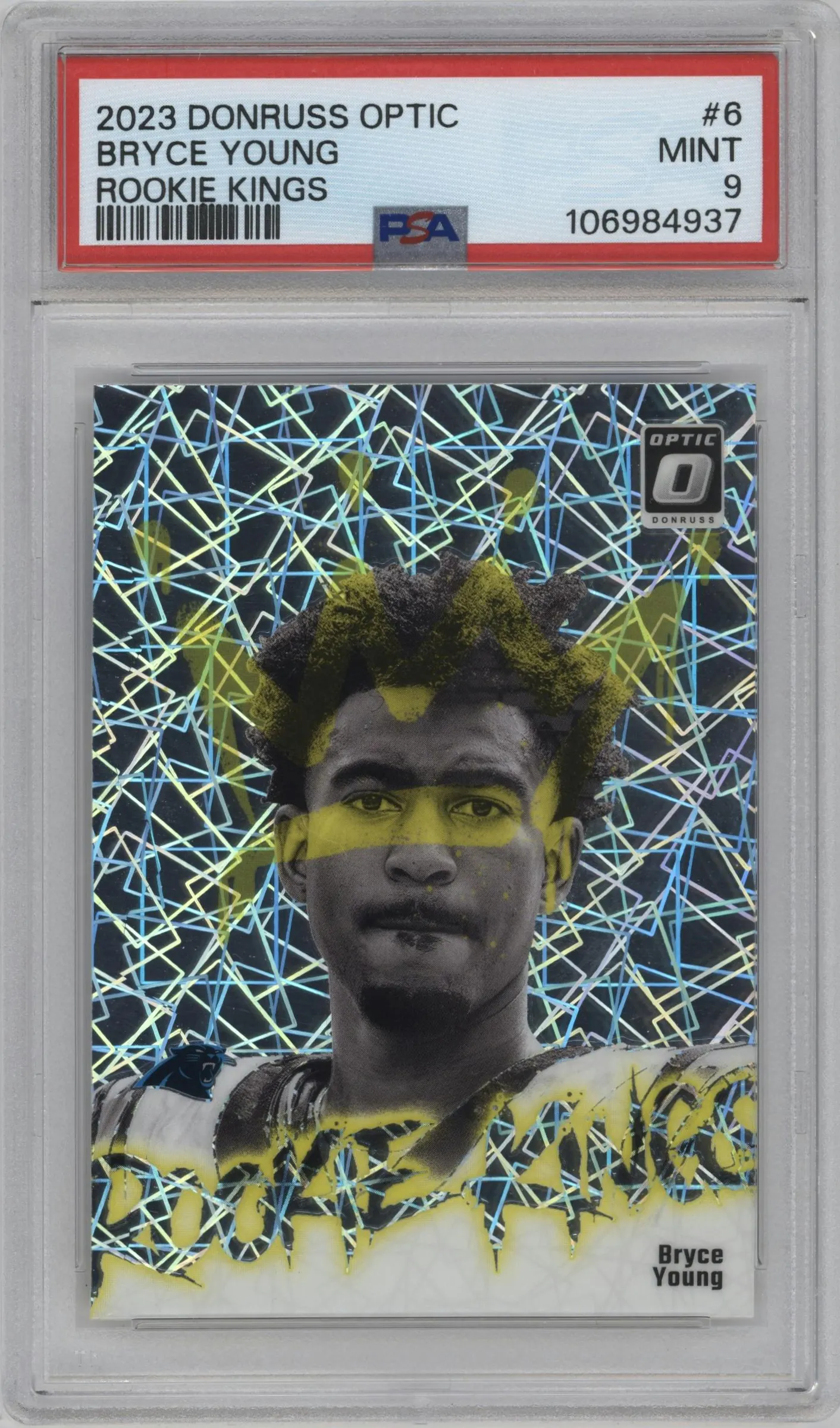 2023 Donruss Optic Rookie Kings Bryce Young #6 PSA 9