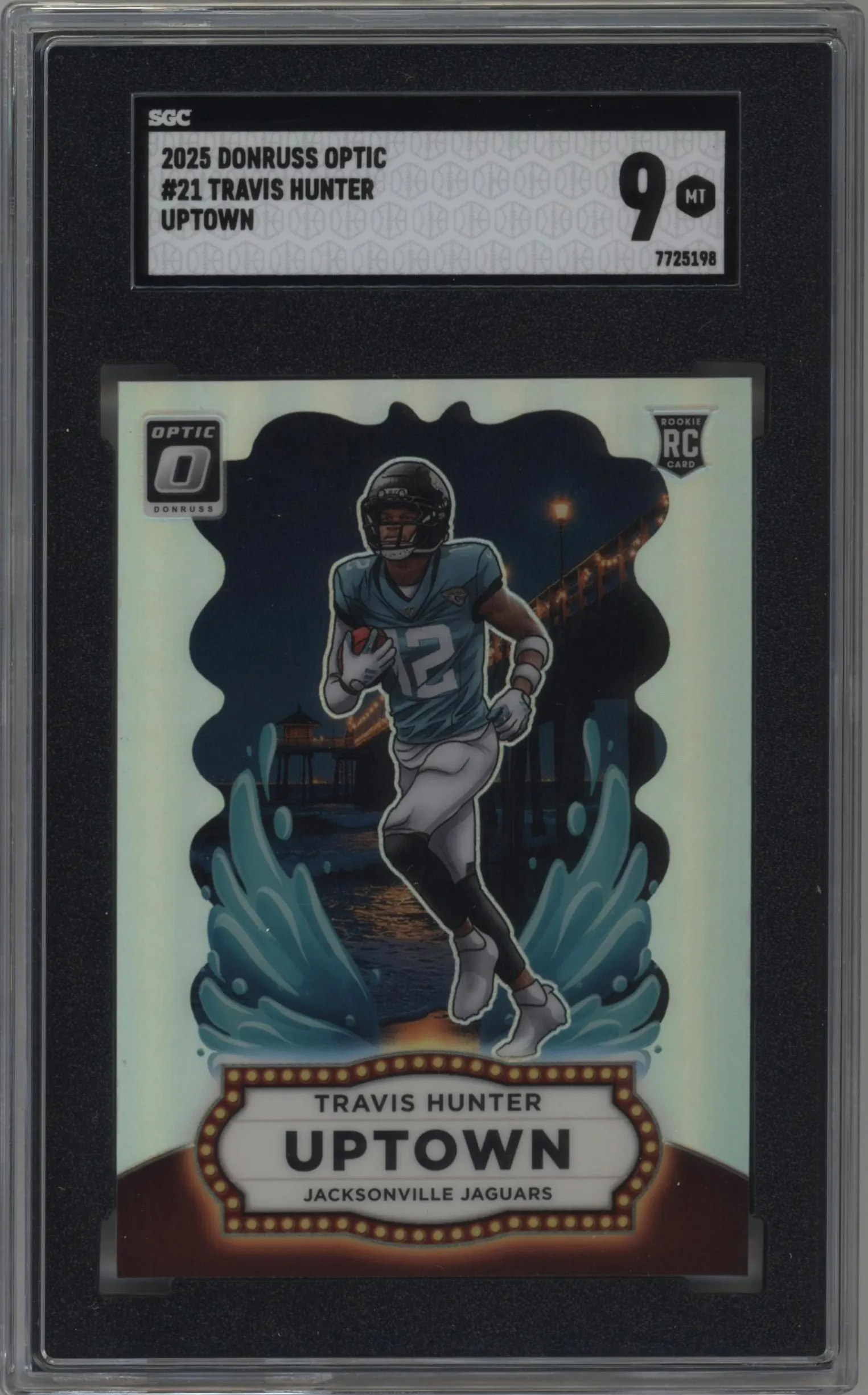 2025 Donruss Optic Uptown Travis Hunter #21 SGC 9