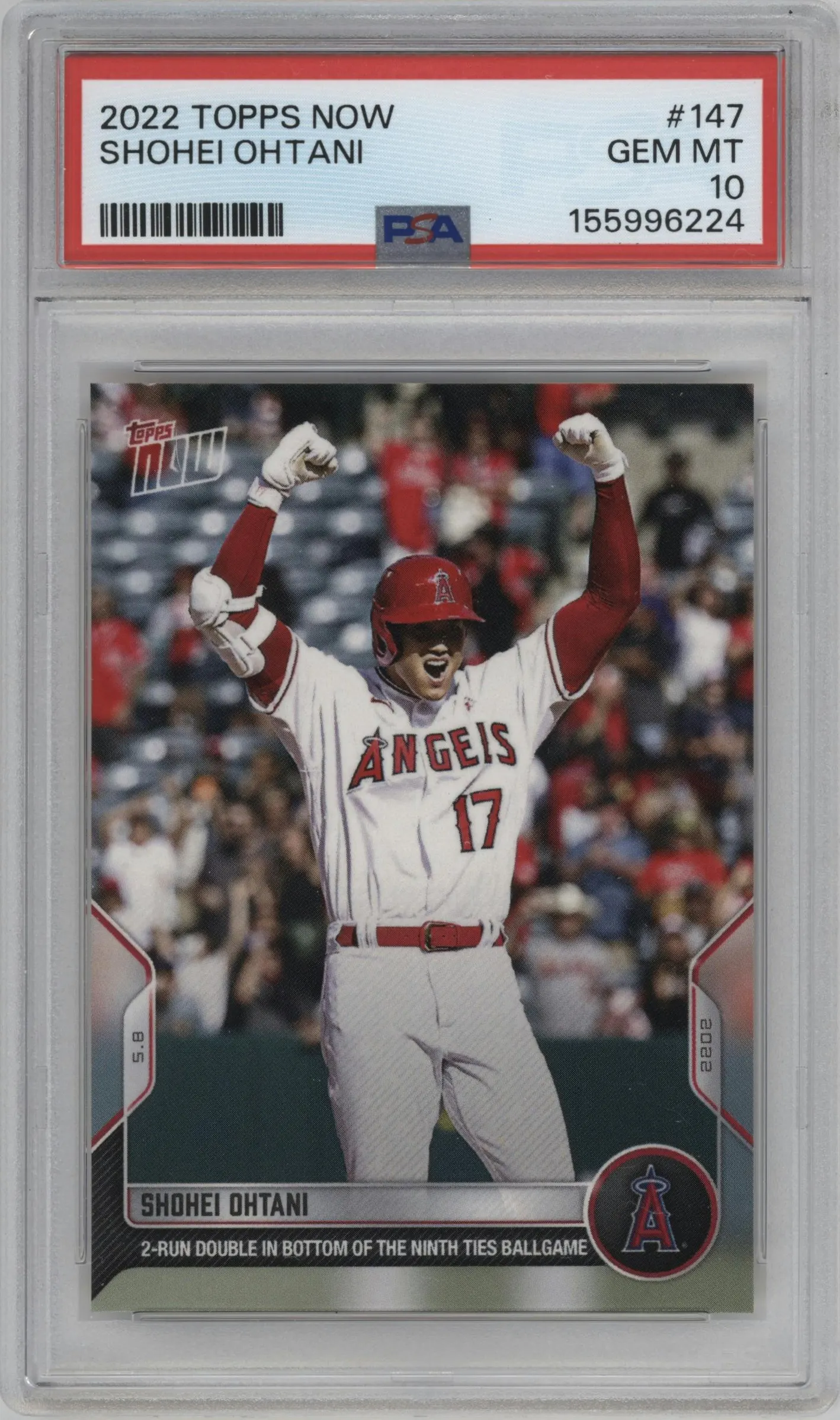 2022 Topps Now Shohei Ohtani #147 PSA 10