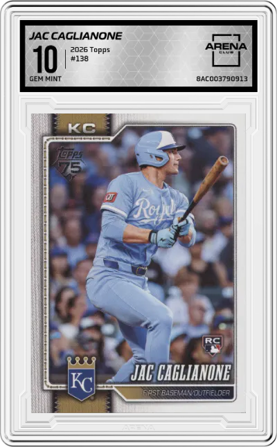 2026 Topps Jac Caglianone #138 ARENA CLUB 10