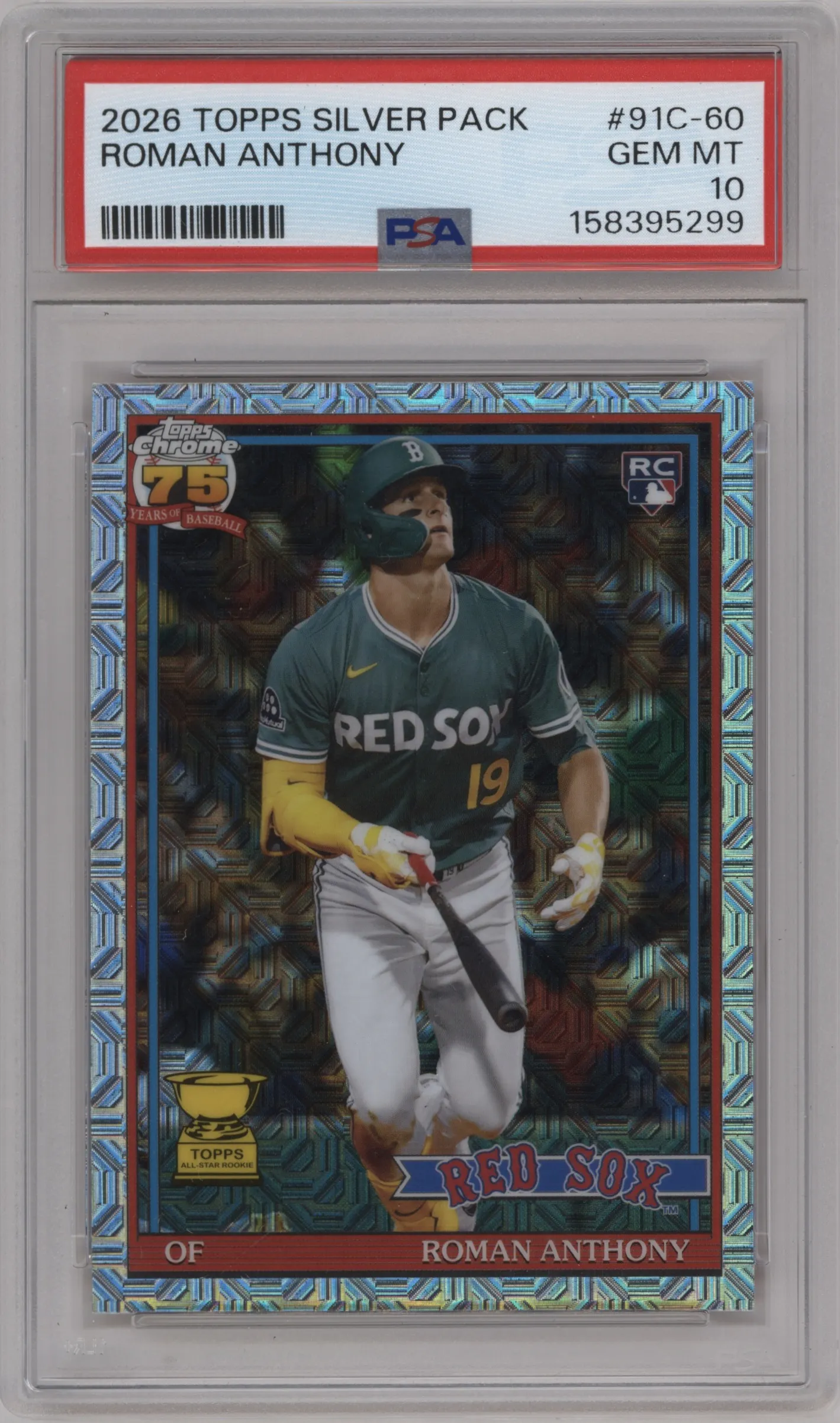 2026 Topps 1991 35th Anniv.Chr. Roman Anthony #91C-60 PSA 10