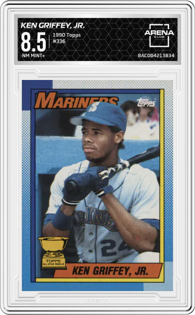1990 Topps Ken Griffey, Jr. #336 ARENA CLUB 8.5