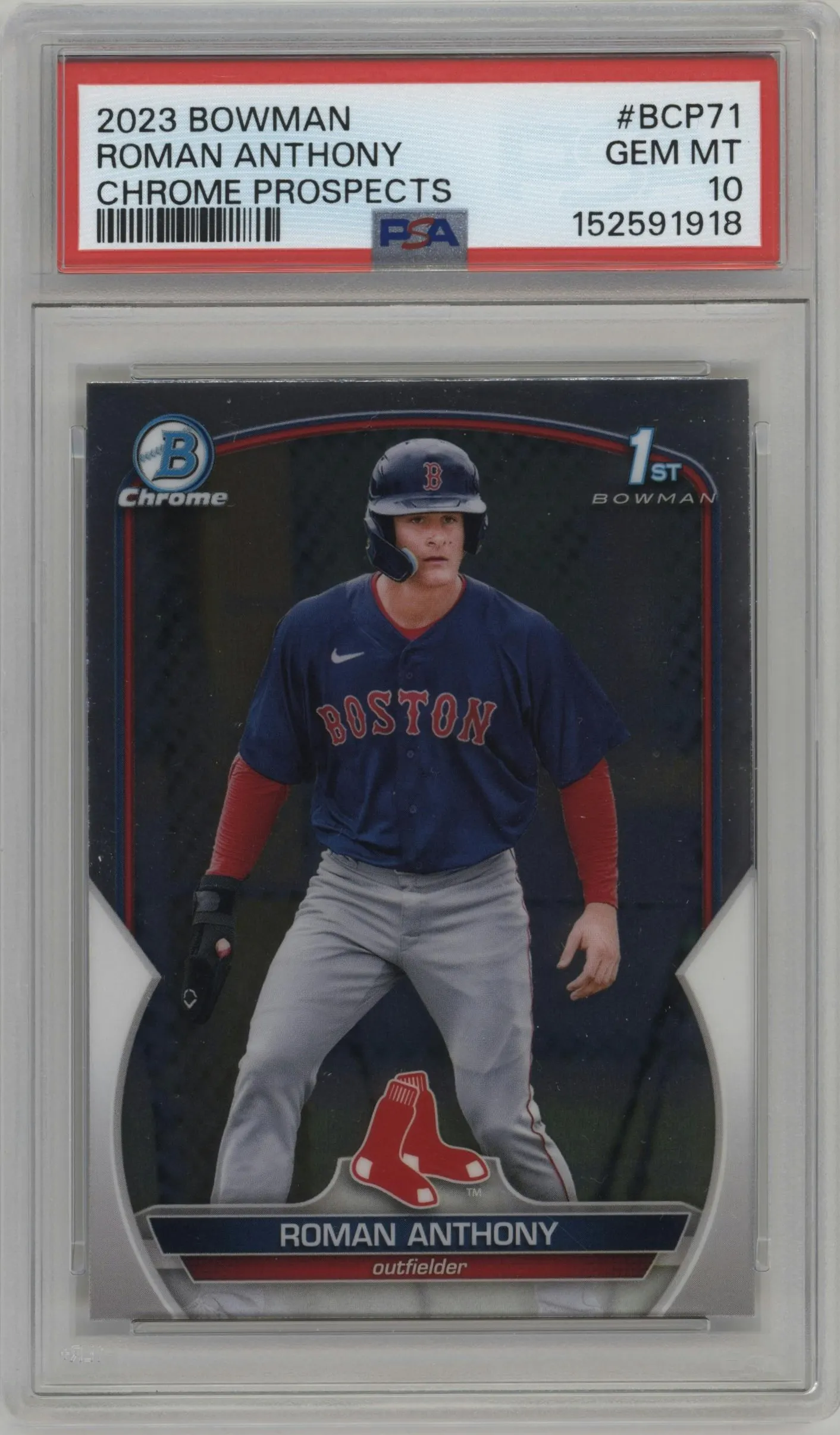 2023 Bowman Chr.Pros. Roman Anthony #BCP-71 PSA 10