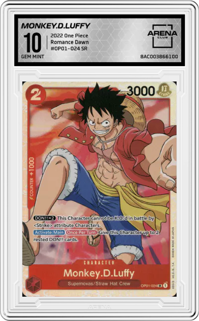 2022 One Piece Romance Dawn Monkey.D.Luffy ARENA CLUB 10