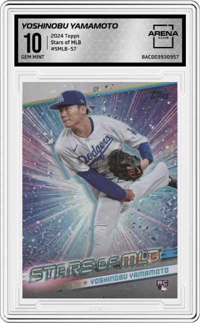 2024 Topps Stars of MLB Yoshinobu Yamamoto ARENA CLUB 10