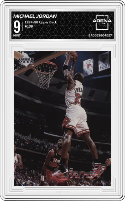 1997 Upper Deck Michael Jordan #139 ARENA CLUB 9
