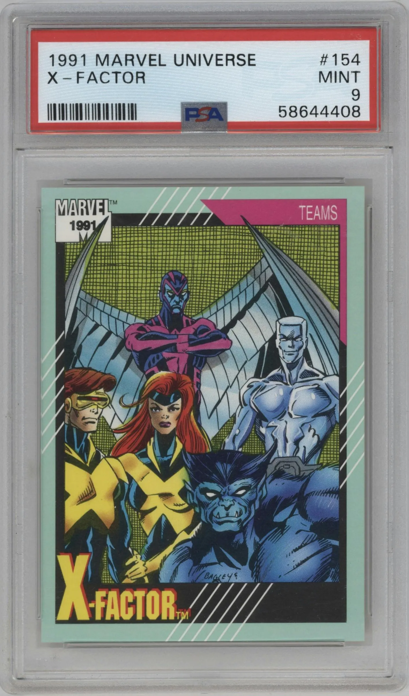 1991 Impel Marvel Universe X-Factor #154 PSA 9