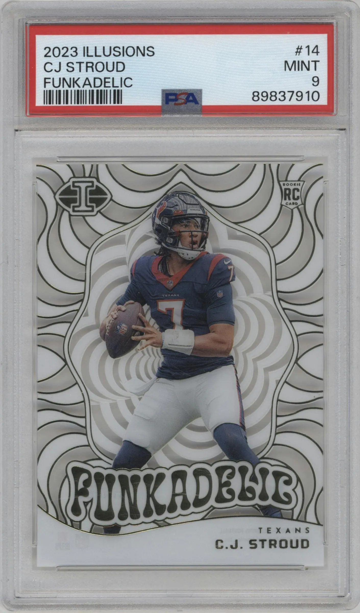 2023 Panini Illusions Funkadelic C.J. Stroud PSA 9