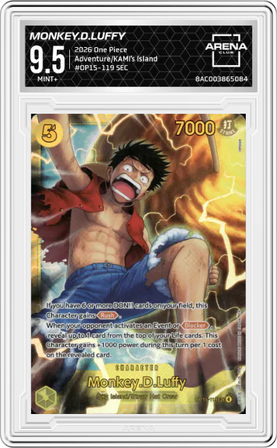 2026 One Piece Adventure/KAMI’s Island Monkey.D.Luffy ARENA CLUB 9.5