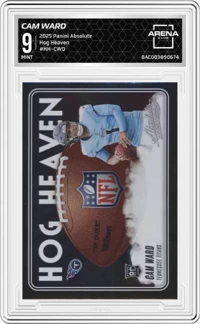 2025 Panini Absolute Hog Heaven Cam Ward #HH-CWD ARENA CLUB 9