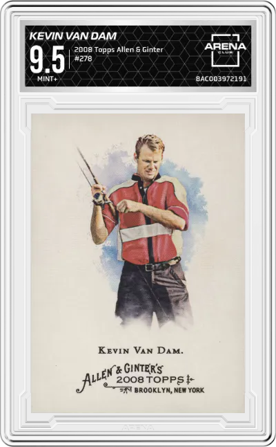2008 Topps Allen & Ginter Kevin Van Dam #278 ARENA CLUB 9.5