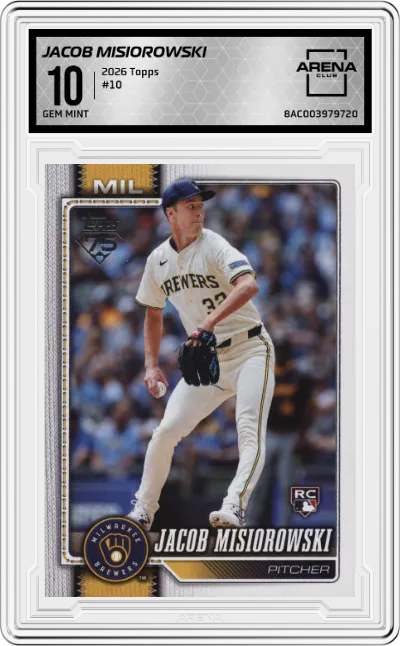 2026 Topps Jacob Misiorowski #10 ARENA CLUB 10