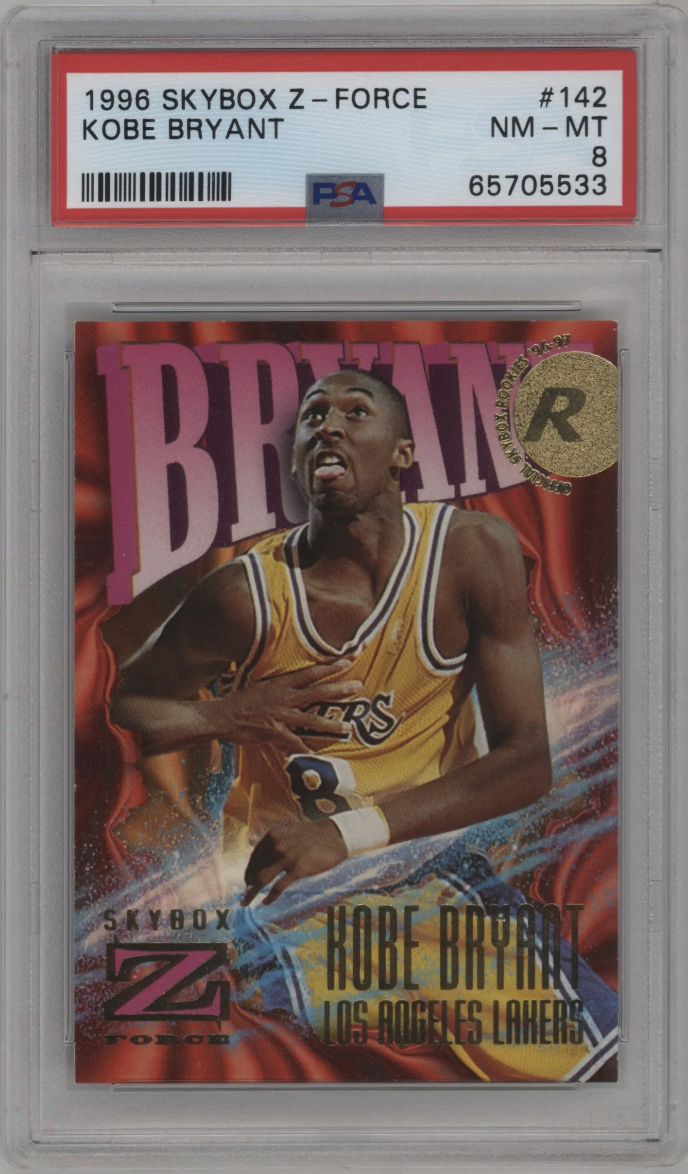 1996 Skybox Z-Force Kobe Bryant #142 PSA 8