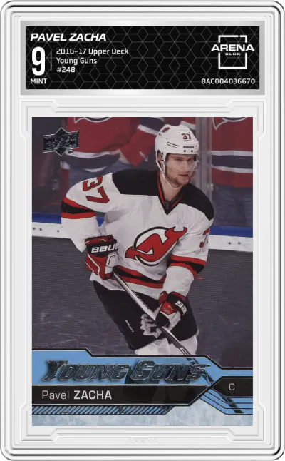2016 Upper Deck Young Guns Pavel Zacha ARENA CLUB 9