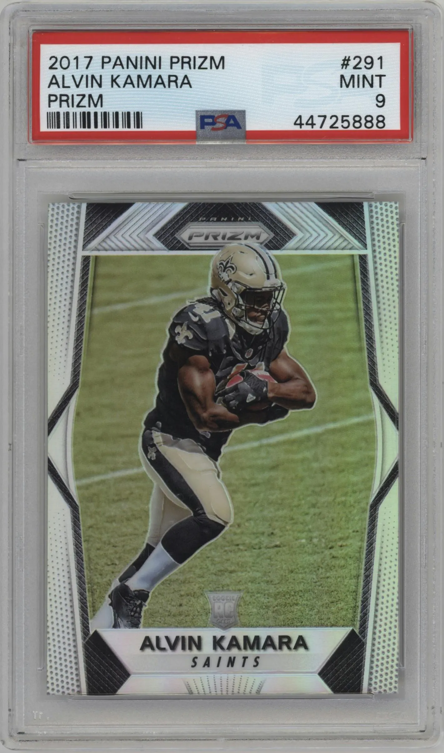 2017 Panini Prizm Alvin Kamara Prizm #291 PSA 9