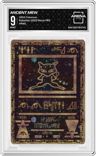 2000 Pokemon 2000 Movie Ancient Mew #NNO ARENA CLUB 9