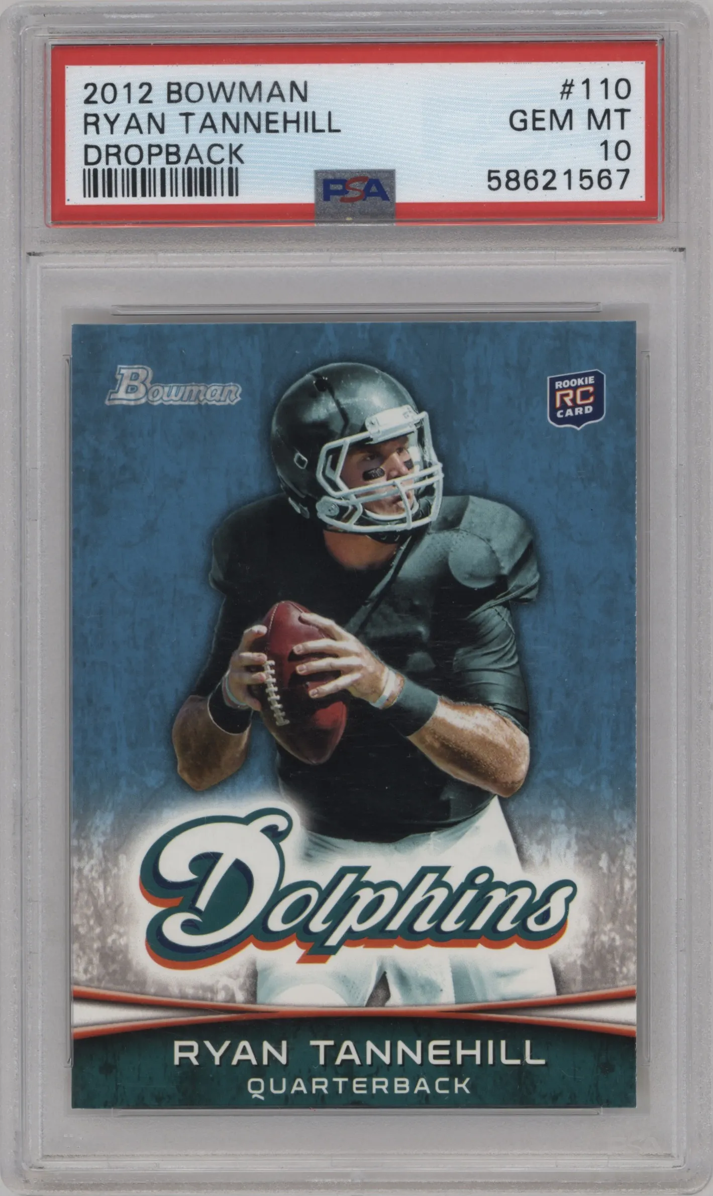 2012 Bowman Ryan Tannehill #110 PSA 10