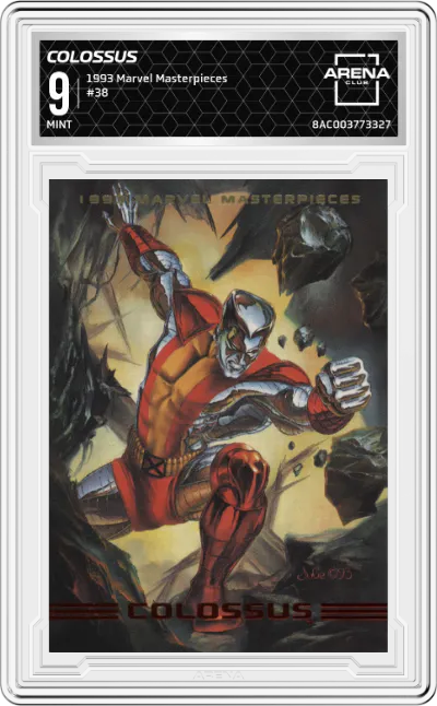 1993 SkyBox Marvel Masterpieces Colossus #38 ARENA CLUB 9