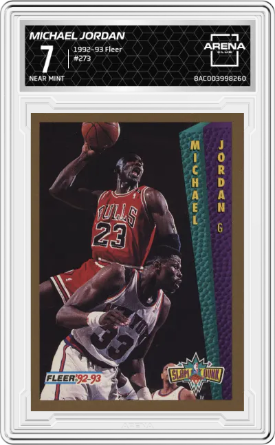 1992 Fleer Michael Jordan ARENA CLUB 7