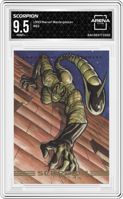 1993 SkyBox Marvel Masterpieces Scorpion ARENA CLUB 9.5