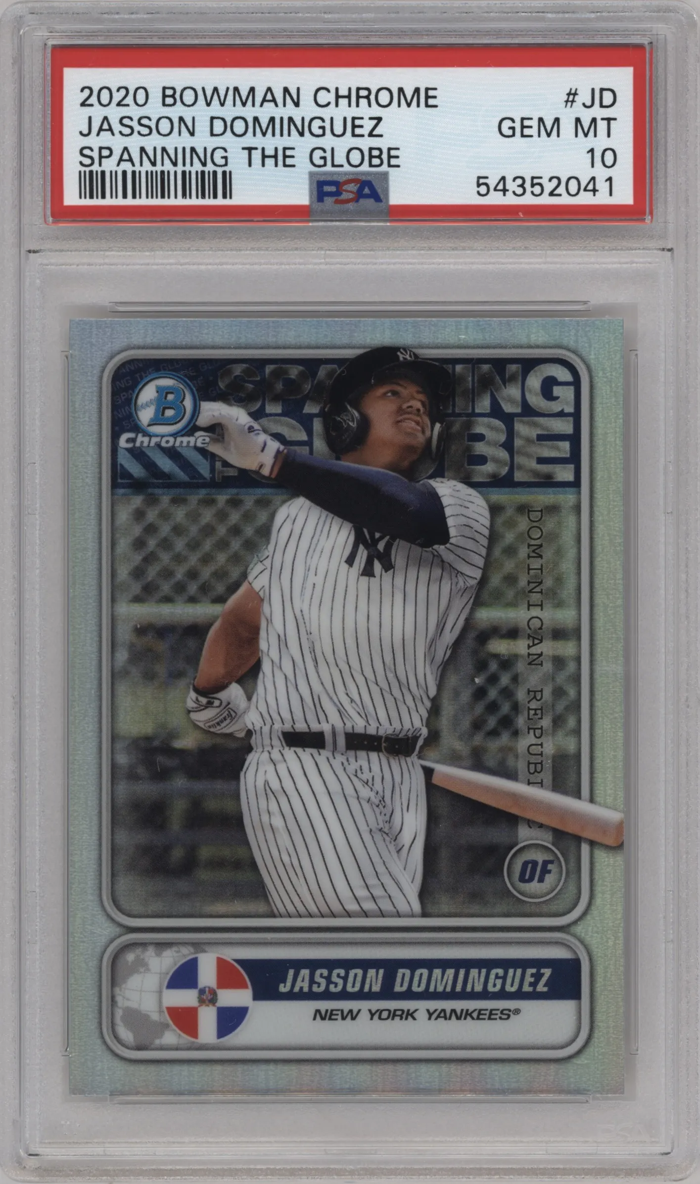 2020 Bowman STG Jasson Dominguez PSA 10