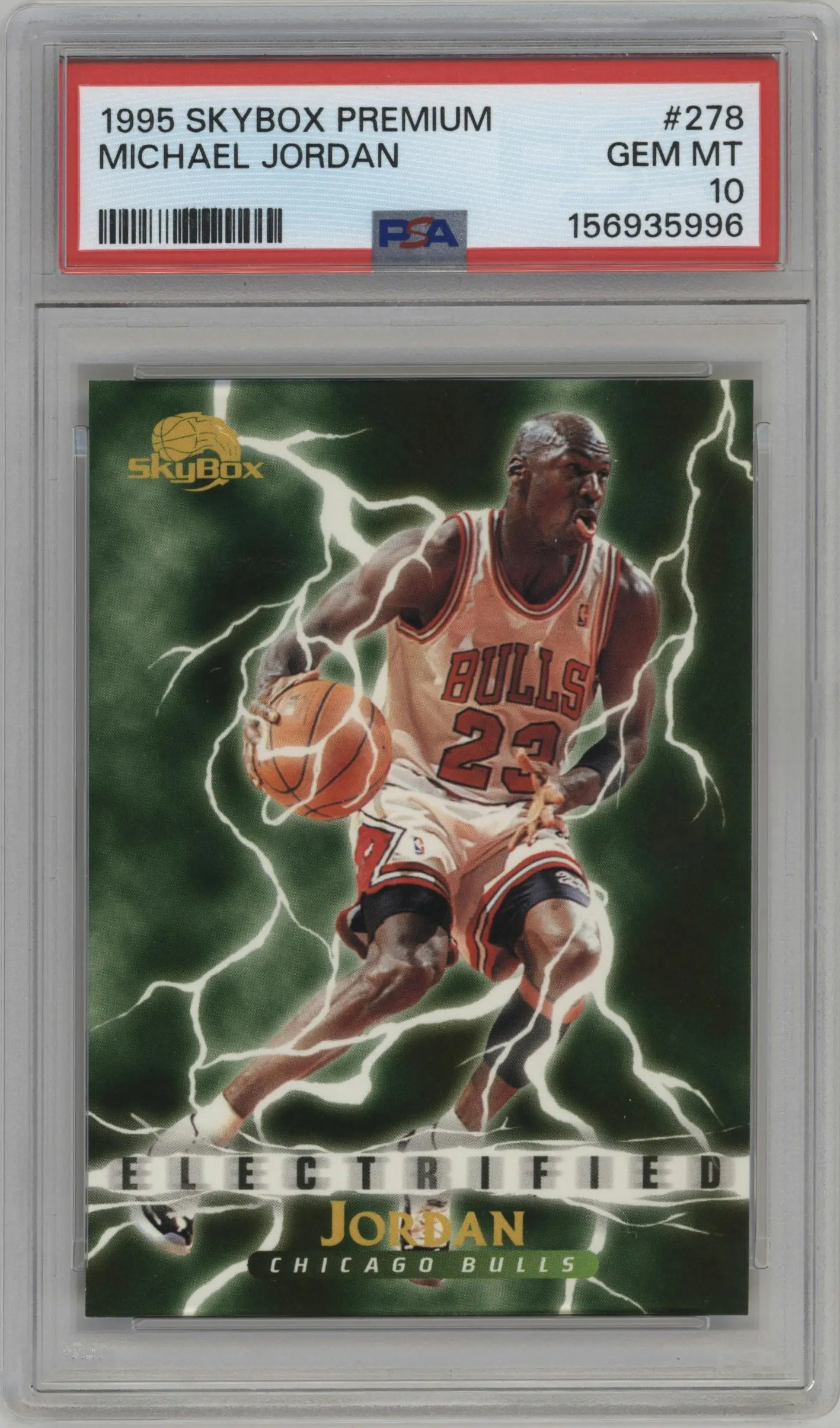 1995 Skybox Premium Michael Jordan #278 PSA 10
