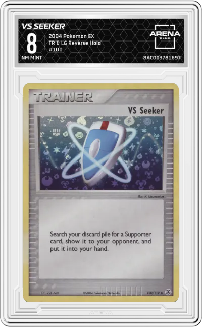 2004 Pokemon EX FR & LG VS Seeker #100 ARENA CLUB 8