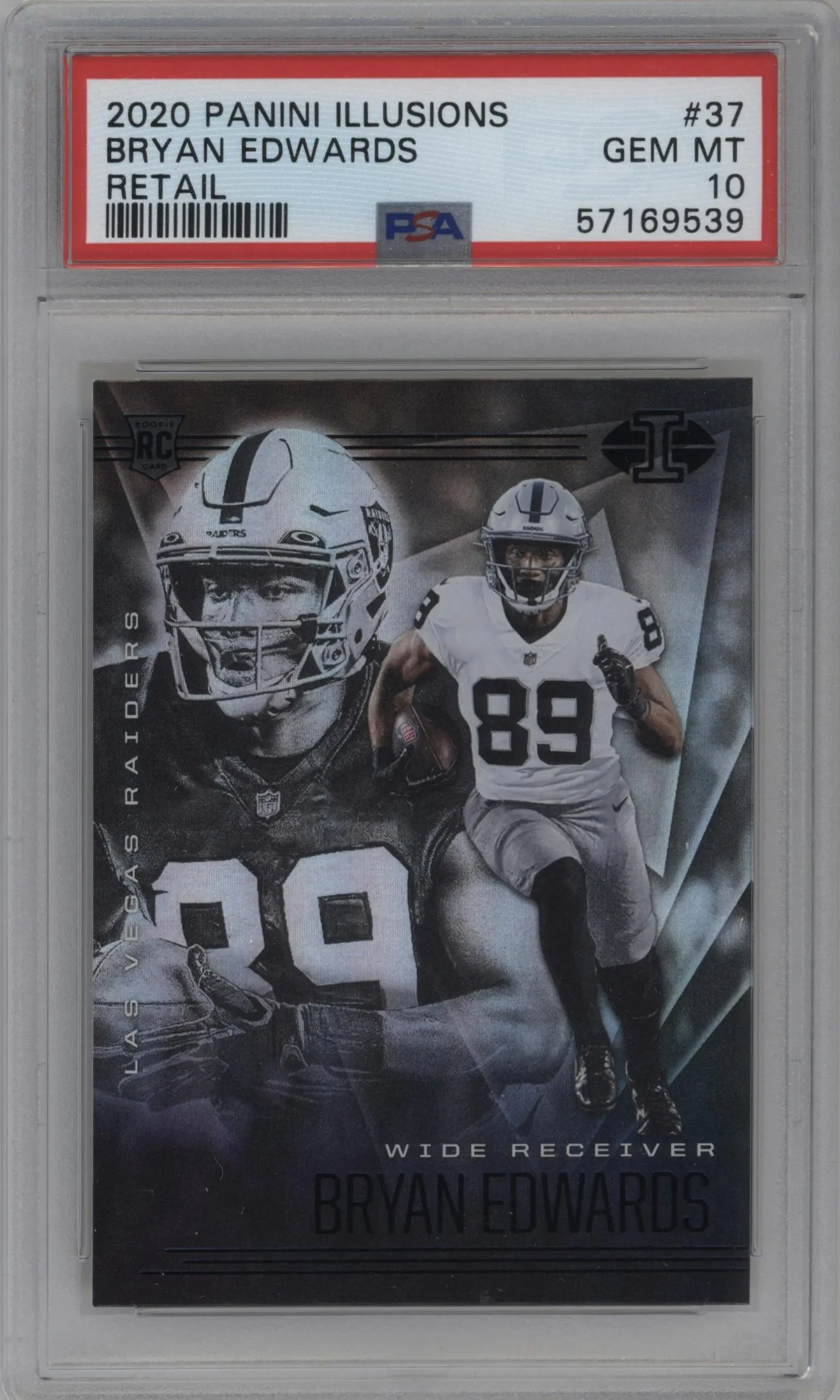 2020 Panini Illusions Bryan Edwards Retail #37 PSA 10