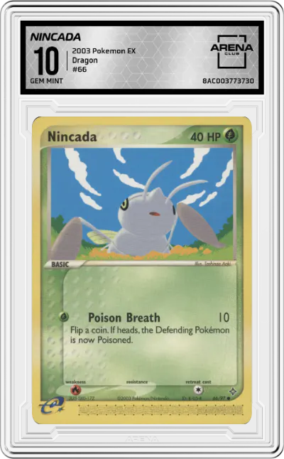 2003 Pokemon EX Dragon Nincada ARENA CLUB 10