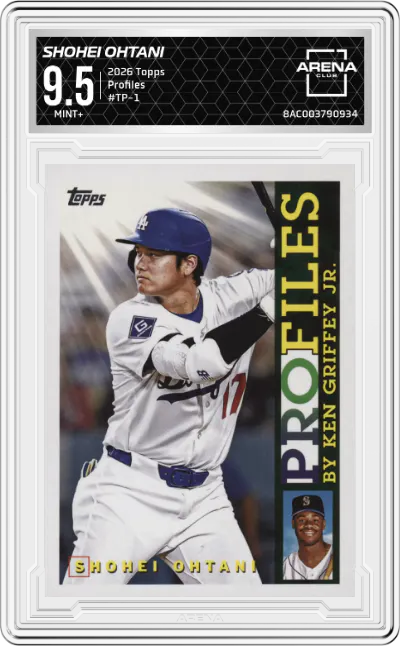 2026 Topps Profiles Shohei Ohtani #TP-1 ARENA CLUB 9.5
