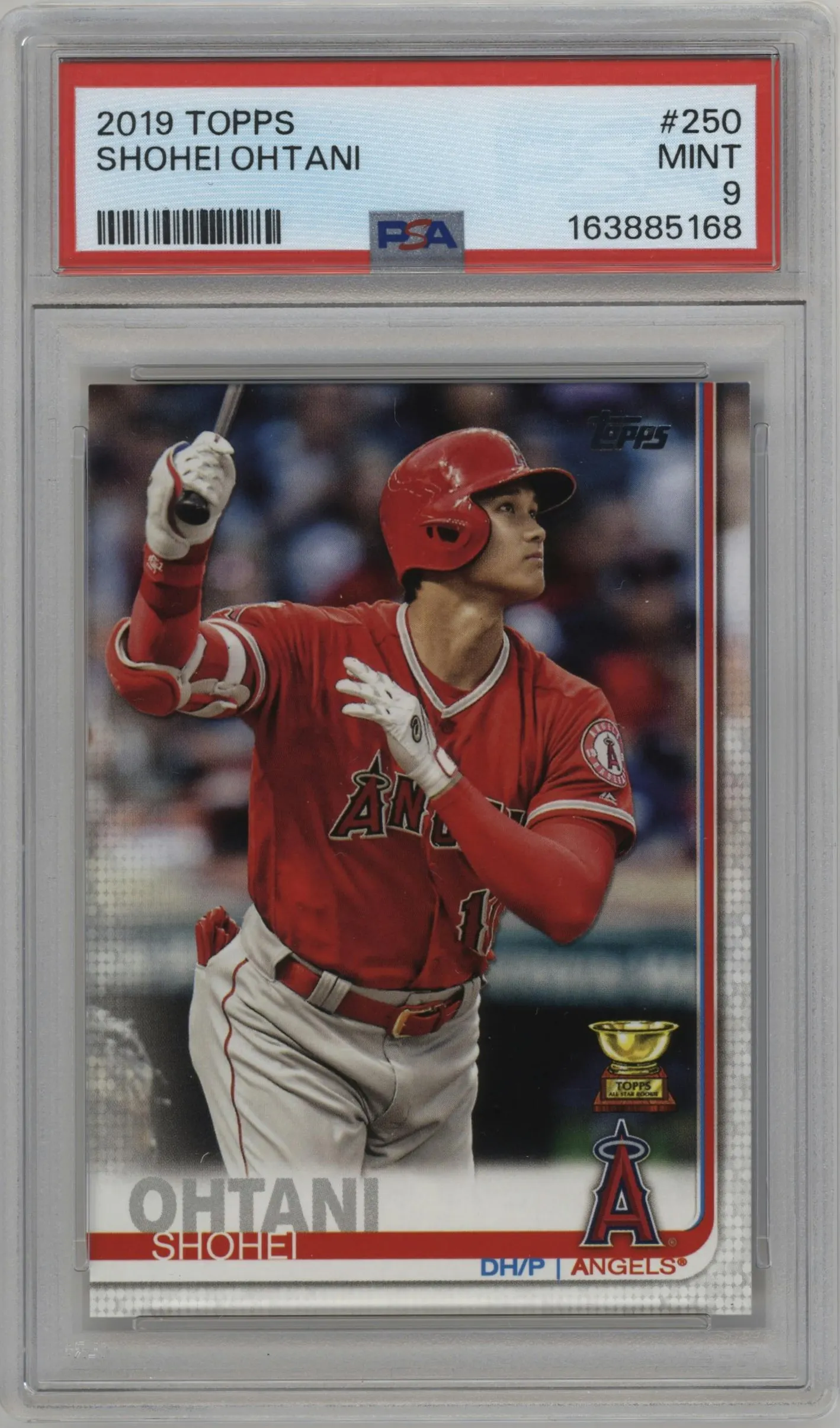 2019 Topps Series 1 Shohei Ohtani #250 PSA 9