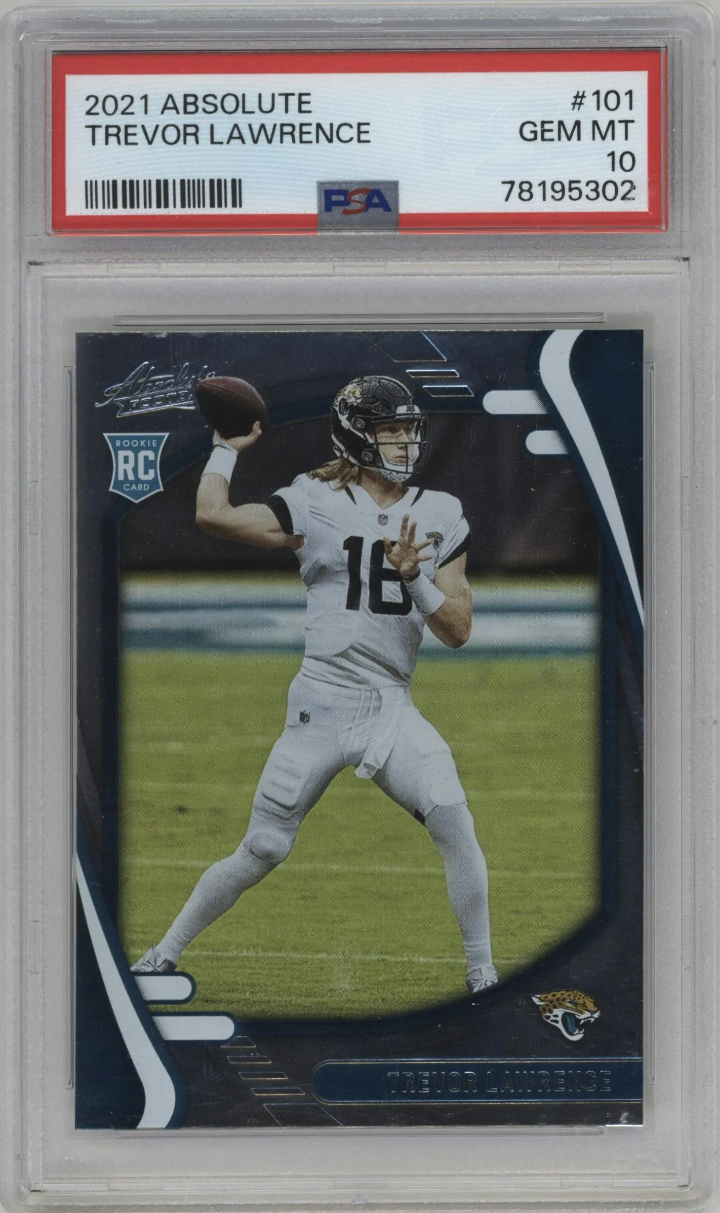 2021 Panini Absolute Trevor Lawrence #101 PSA 10
