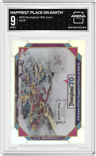 2025 Topps Disneyland 70th Anniversary A Dream of the Happiest Place on Earth ARENA CLUB 9