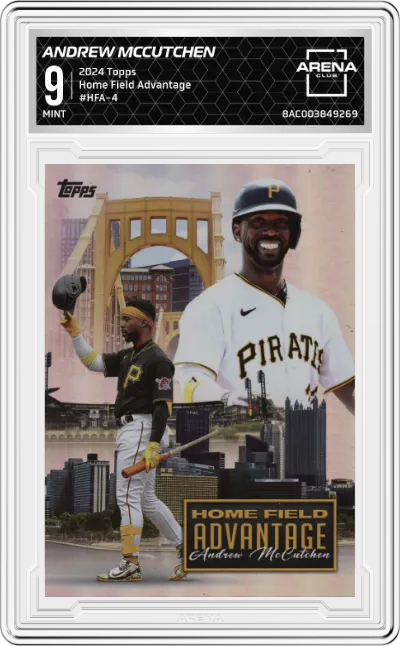 2024 Topps Home Field Advantage Andrew McCutchen #HFA-4 ARENA CLUB 9